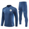 Manchester City Sweat d'Entraînement Quarter-Zip 2024-25 Marine Pour Homme